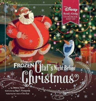 OLAF'S NIGHT BEFORE CHRISTMAS READ ALONG STORYBOOK & CD 