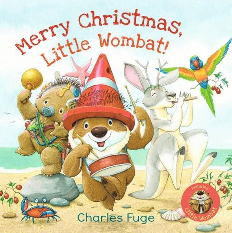 MERRY CHRISTMAS LITTLE WOMBAT HARD COVER BOOK