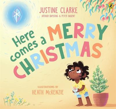 HERE COMES A MERRY CHRISTMAS HARD COVER BOOK