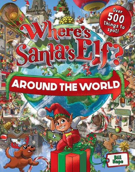 WHERE'S SANTA'S ELF AROUND THE WORLD BOOK