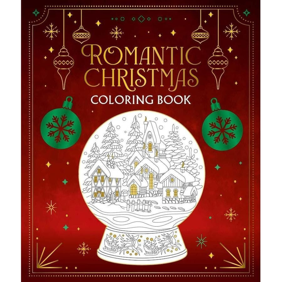 Romantic Christmas Coloring Book PAPERBACK