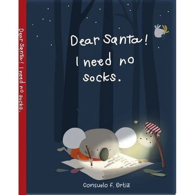 DEAR SANTA I DON'T NEED SOCKS HARD COVER BOOK