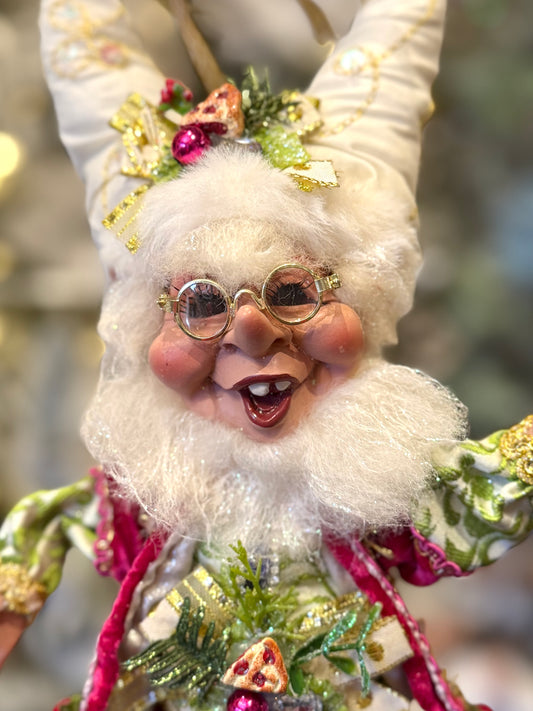 MARK ROBERTS - Small Raspberry Cookie Elf 51-64098