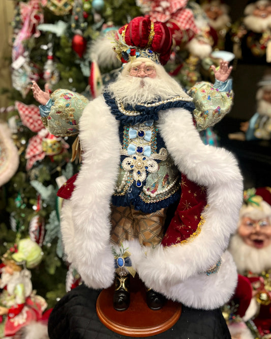MARK ROBERTS 22 INCH JOYEUX NOEL SANTA 51-44950