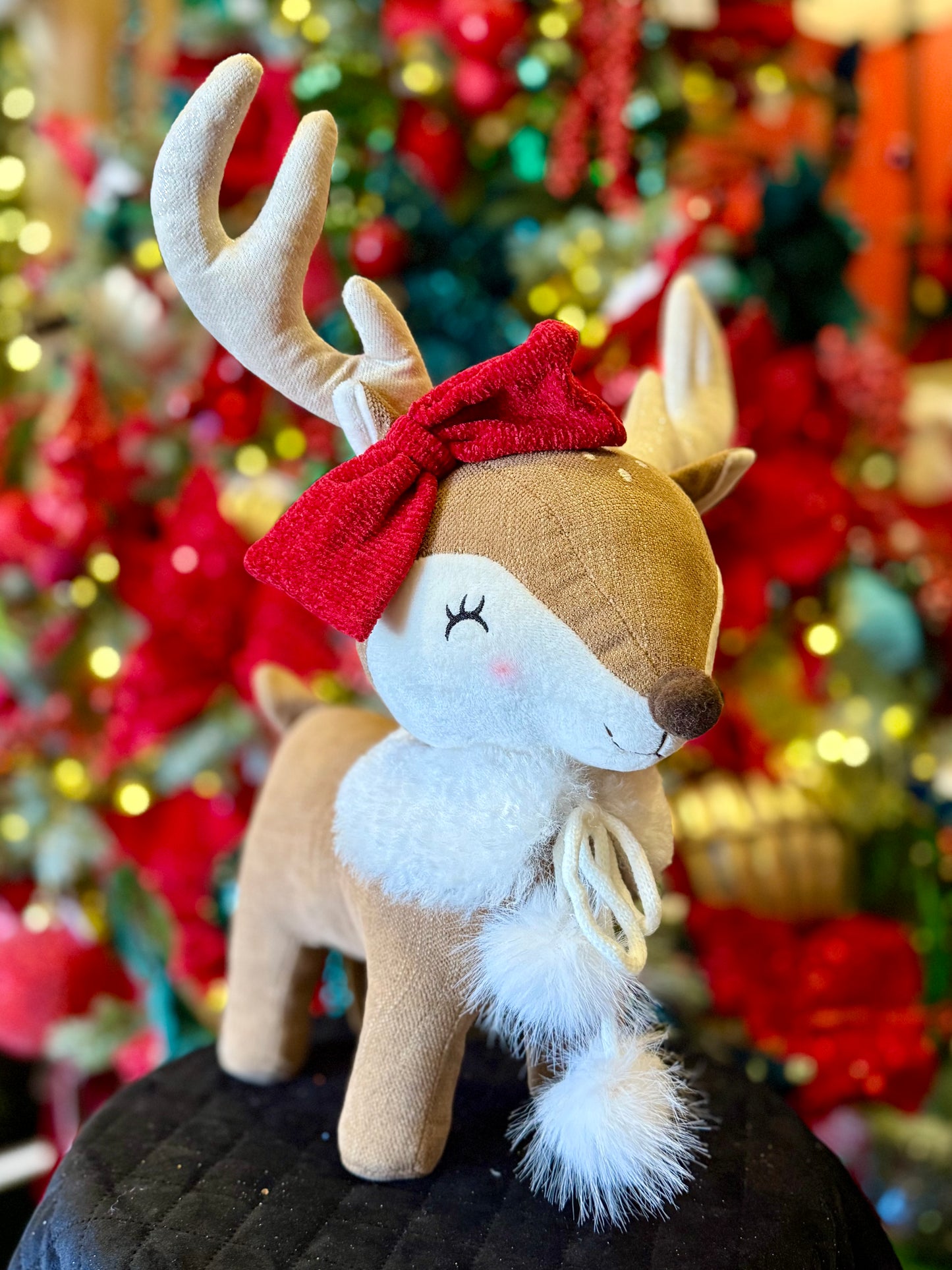 44CM CUPID THE CUTE PLUSH REINDEER STANDING SXH519
