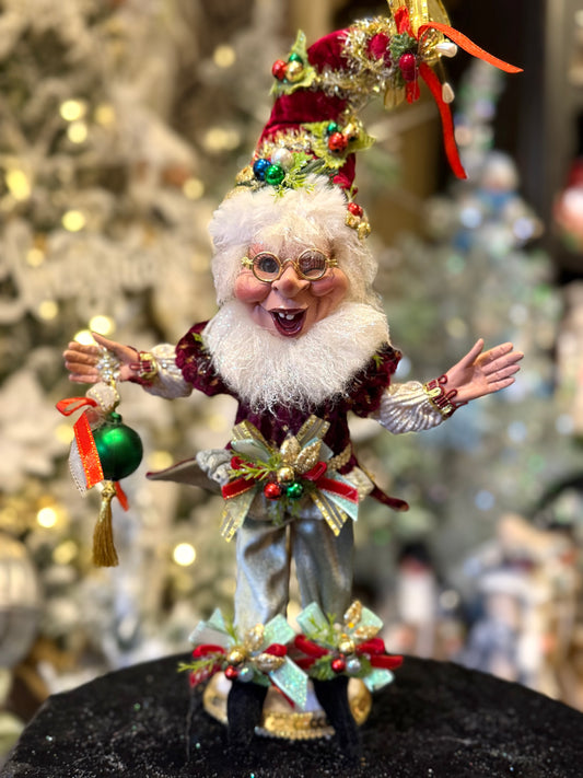 MARK ROBERTS - Small Ornament Elf 51-64090
