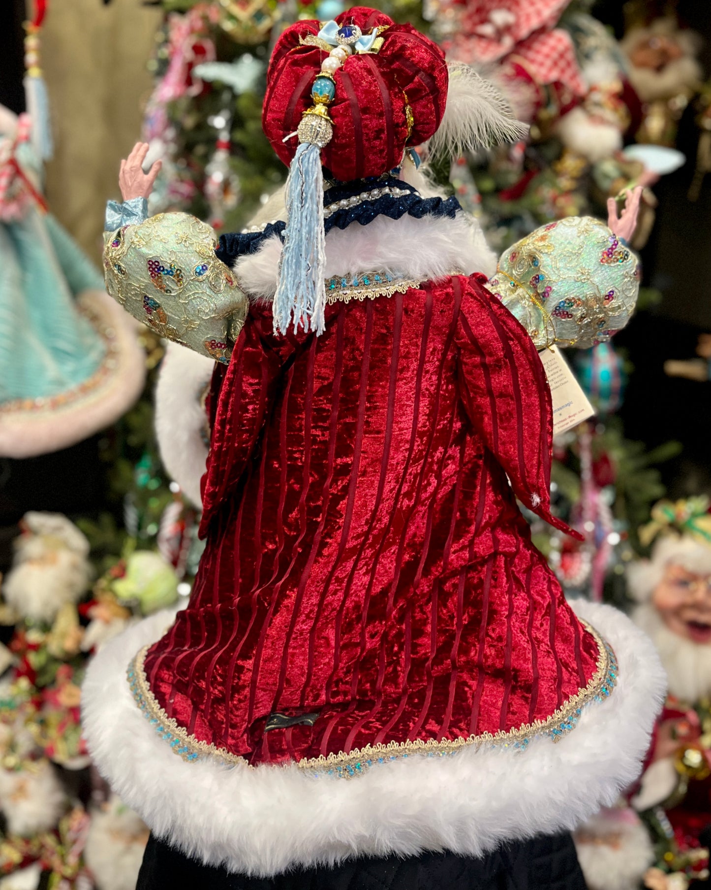 MARK ROBERTS 22 INCH JOYEUX NOEL SANTA 51-44950