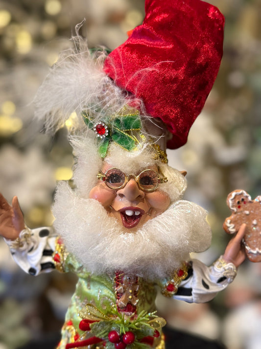 MARK ROBERTS - Small Gingerbread Cookie Elf 51-64076