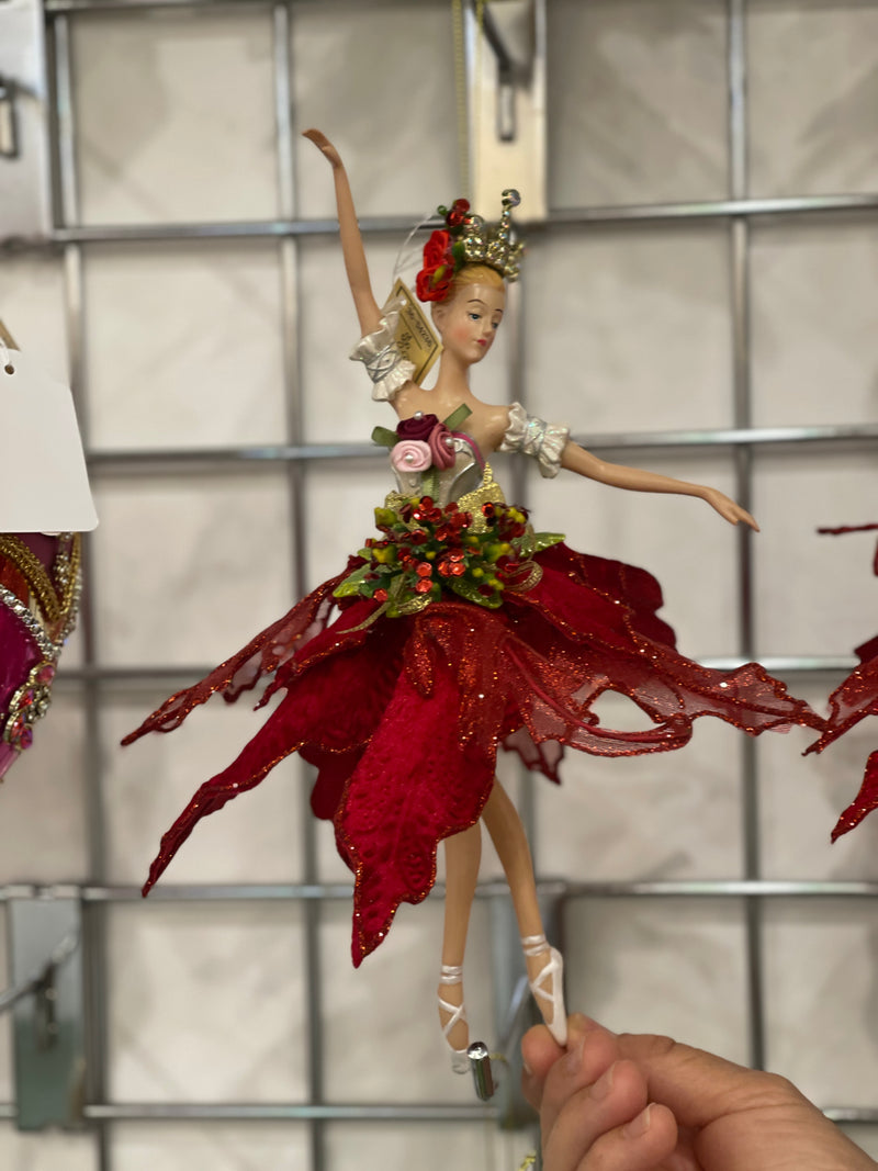 MARK ROBERTS RED BALLERINA WITH ARMS DOWN 36-54236