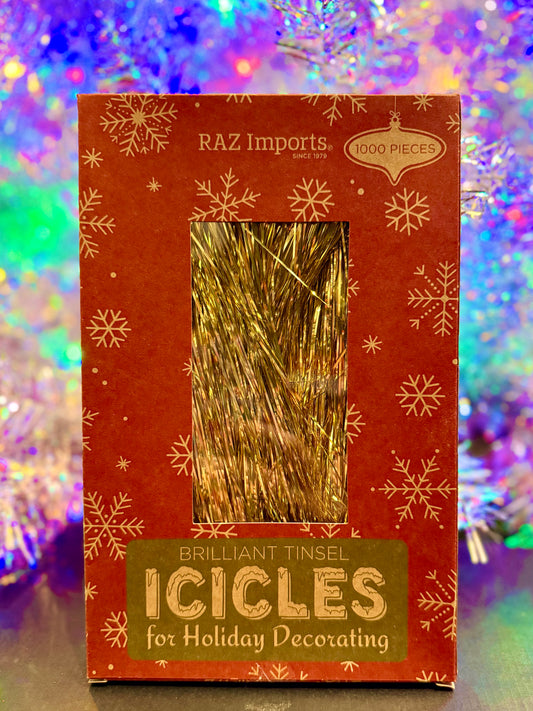 GOLD TINSEL STRANDS 4550537