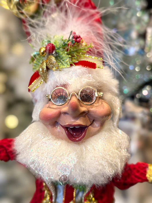 MARK ROBERTS - Small Jolly Holly Elf 51-64080