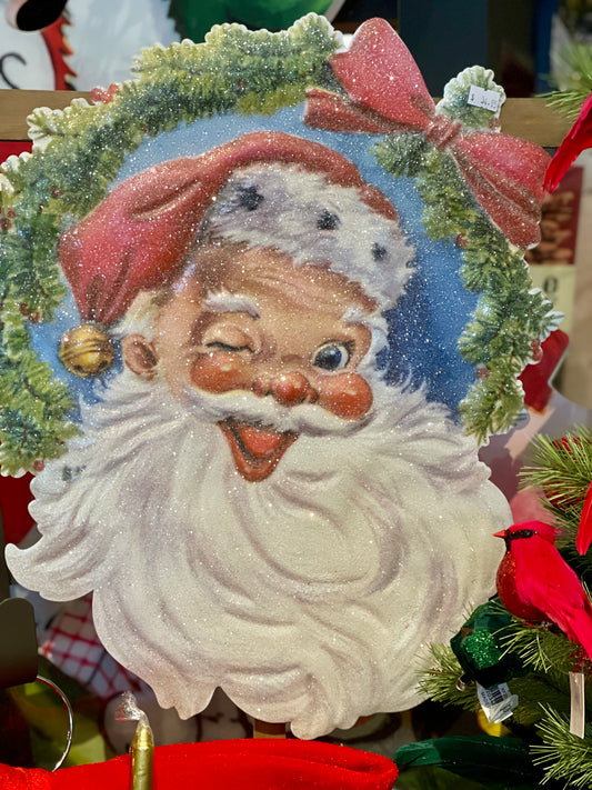 18 Inch Santa Head Cut out Wall Art 45852979