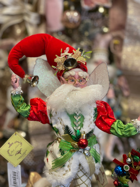 MARK ROBERTS CHRISTMAS WREATH FAIRY STOCKING HOLDER 51-23594