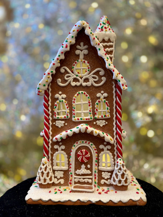GINGERBREAD SPRINKLE HOUSE WITH CHIMNEY 4516335