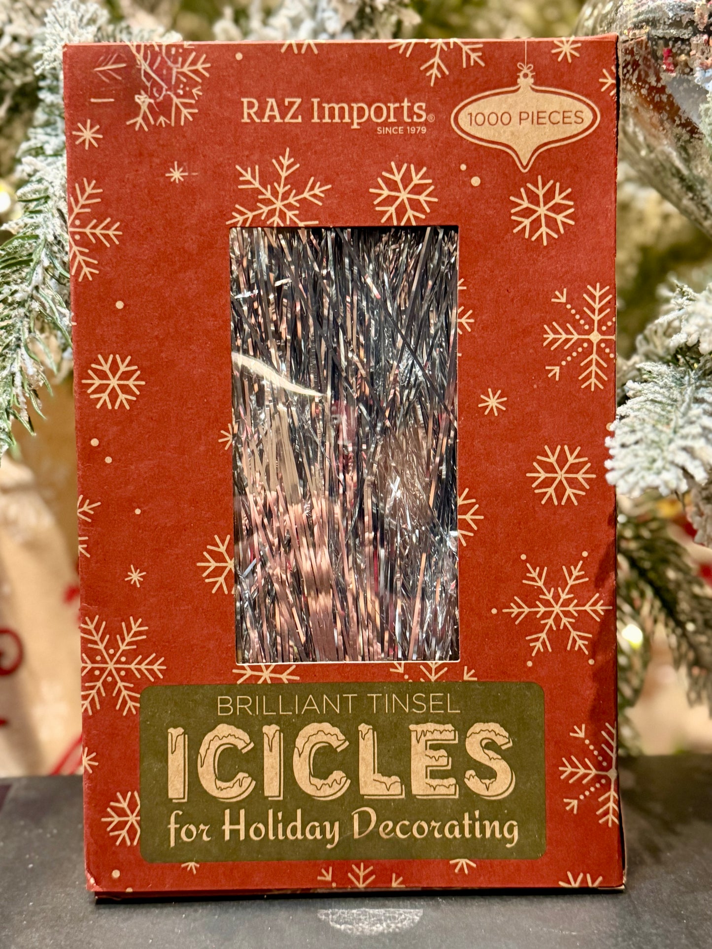 Trim Box Silver Tinsel Strands 4550536