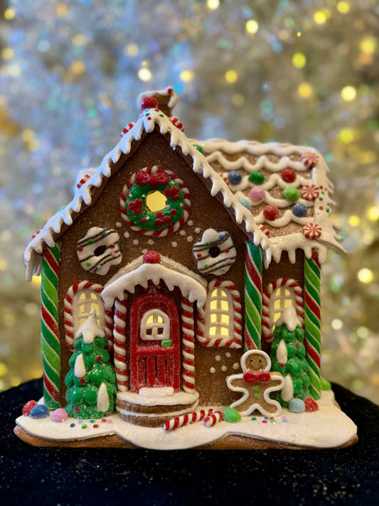 GINGERBREAD CANDY LED HOUSE 4516675