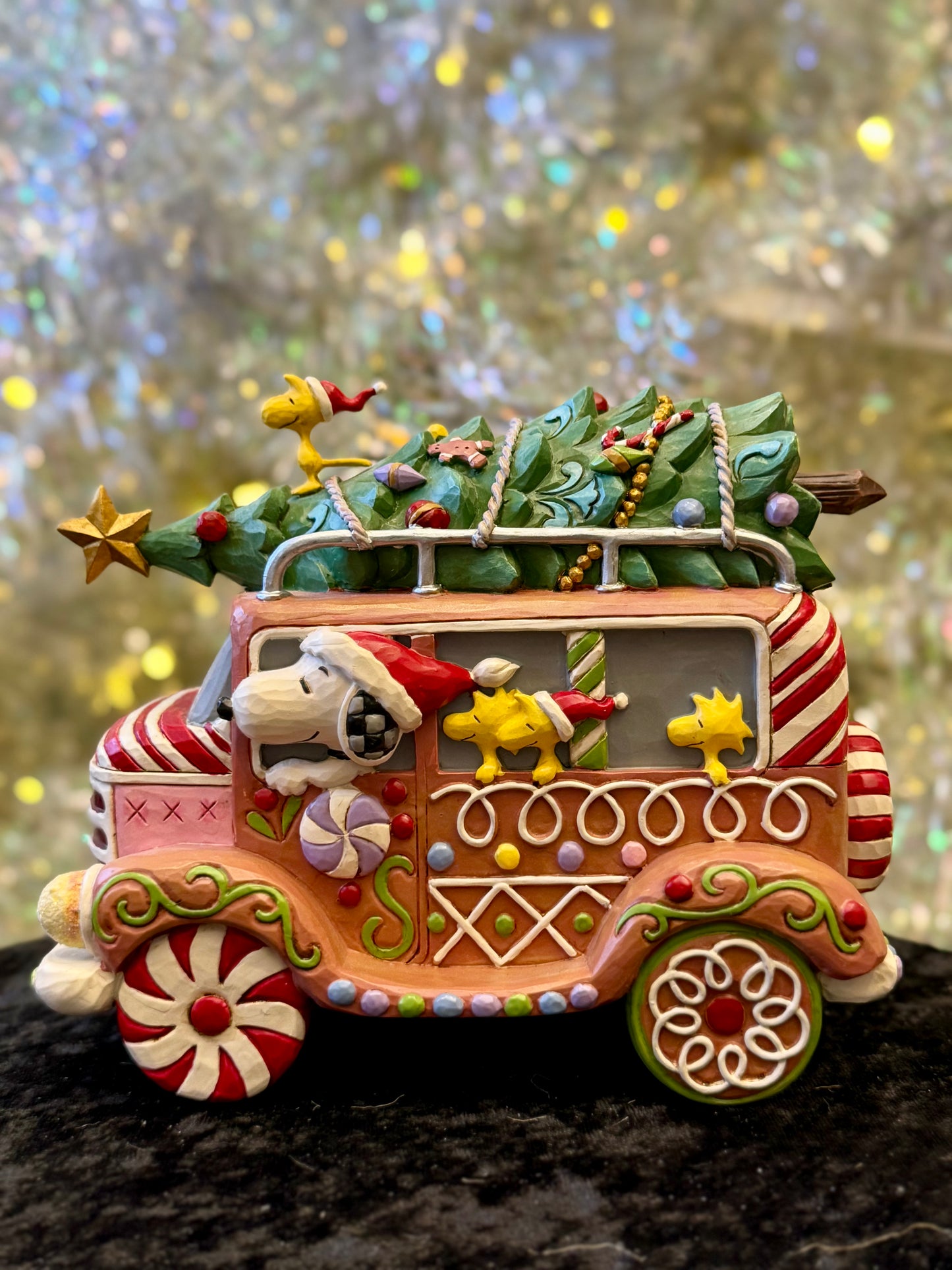 JIM SHORE PEANUTS GINGERBREAD VAN 6017238