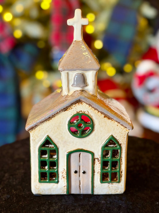 STONEAWARE VILLAGE TEALIGHT HOUSE - Nordgard Chapel YA0107