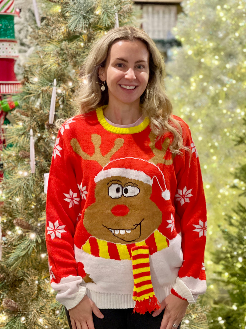 CHRISTMAS REINDEER SWEATER