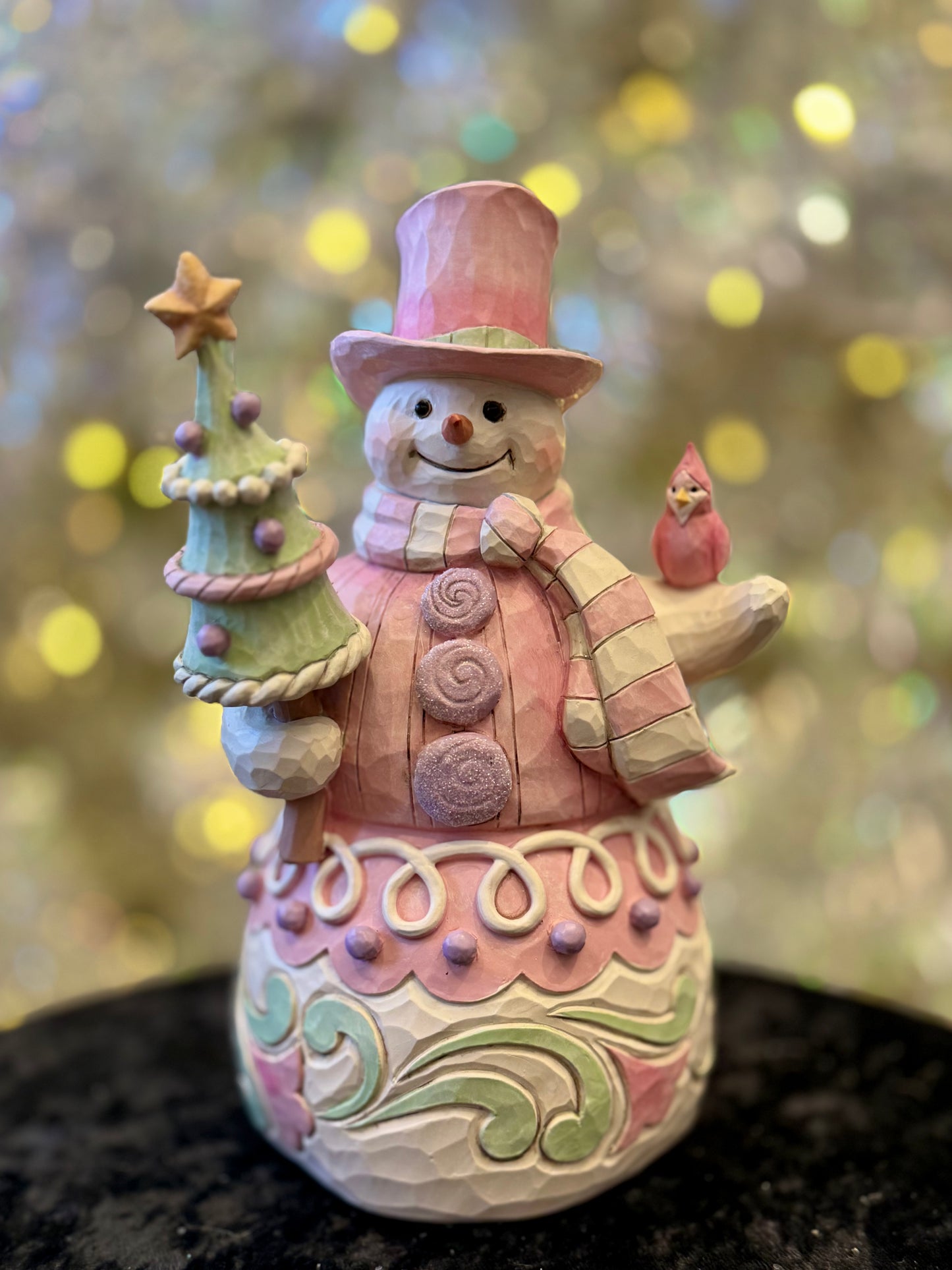 JIM SHORE HWC PASTEL SWEETS SNOWMAN SWEETS 6017019
