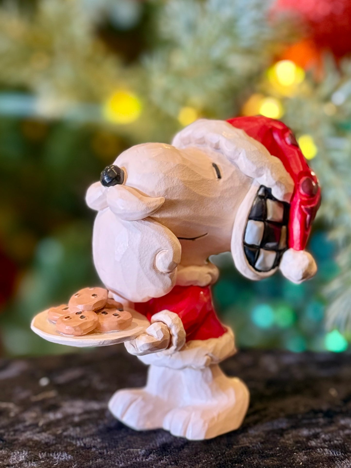 JIM SHORE PEANUTS - MINI SNOOPY SANTA 6017240