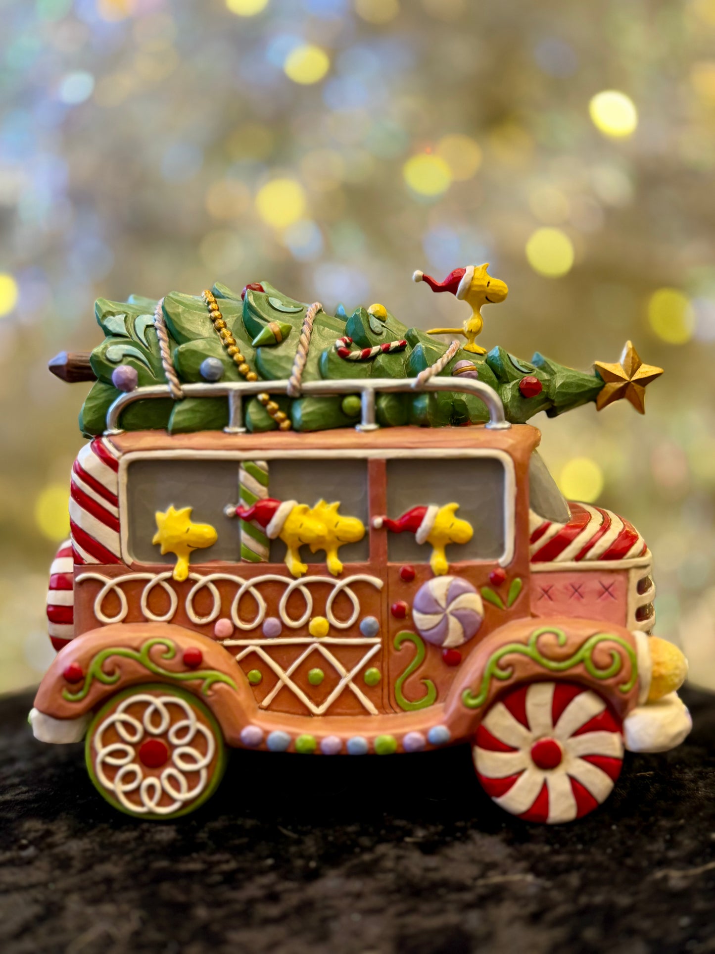 JIM SHORE PEANUTS GINGERBREAD VAN 6017238