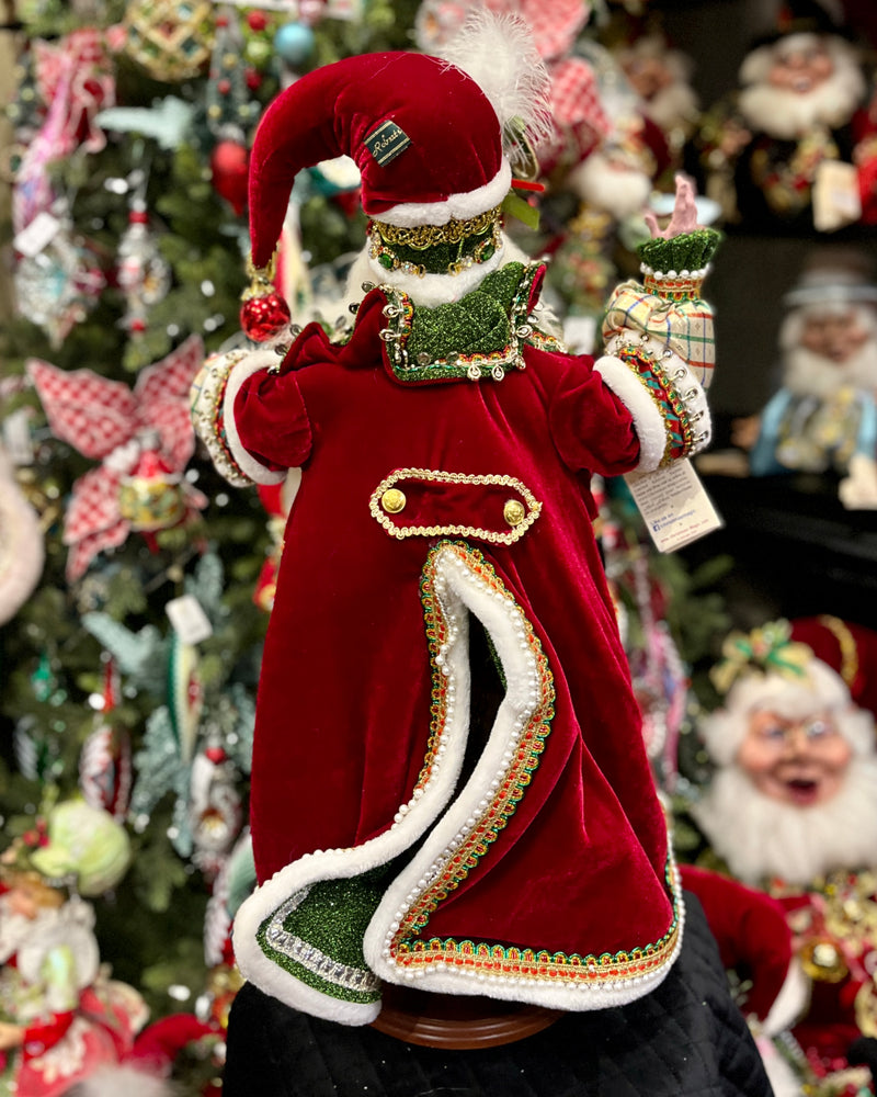 MARK ROBERTS 25 INCH DECORATING TREE SANTA 51-44960