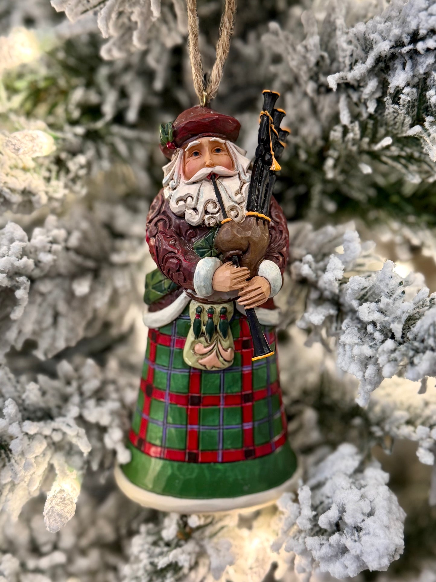 JIM SHORE HWC - SCOTTISH HANGING ORNAMENT 4022943