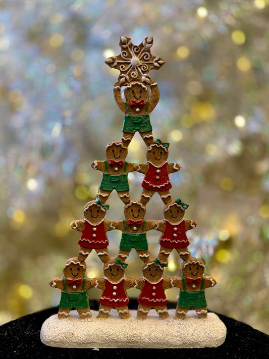 GINGERBREAD MEN TOWER STANDING 4511388