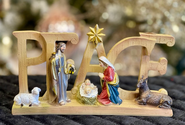 PEACE NATIVITY PIECE NST10123