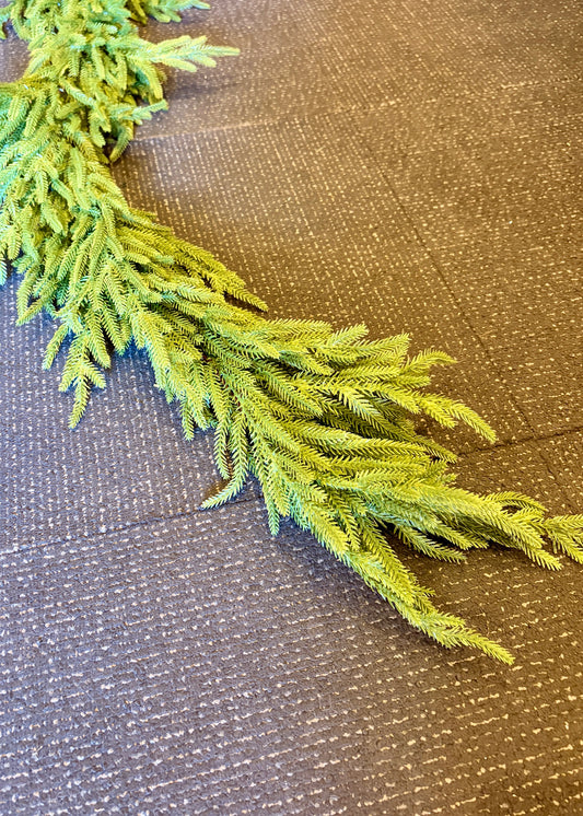 SOFT TOUCH GREEN BALSAM GARLAND X430477