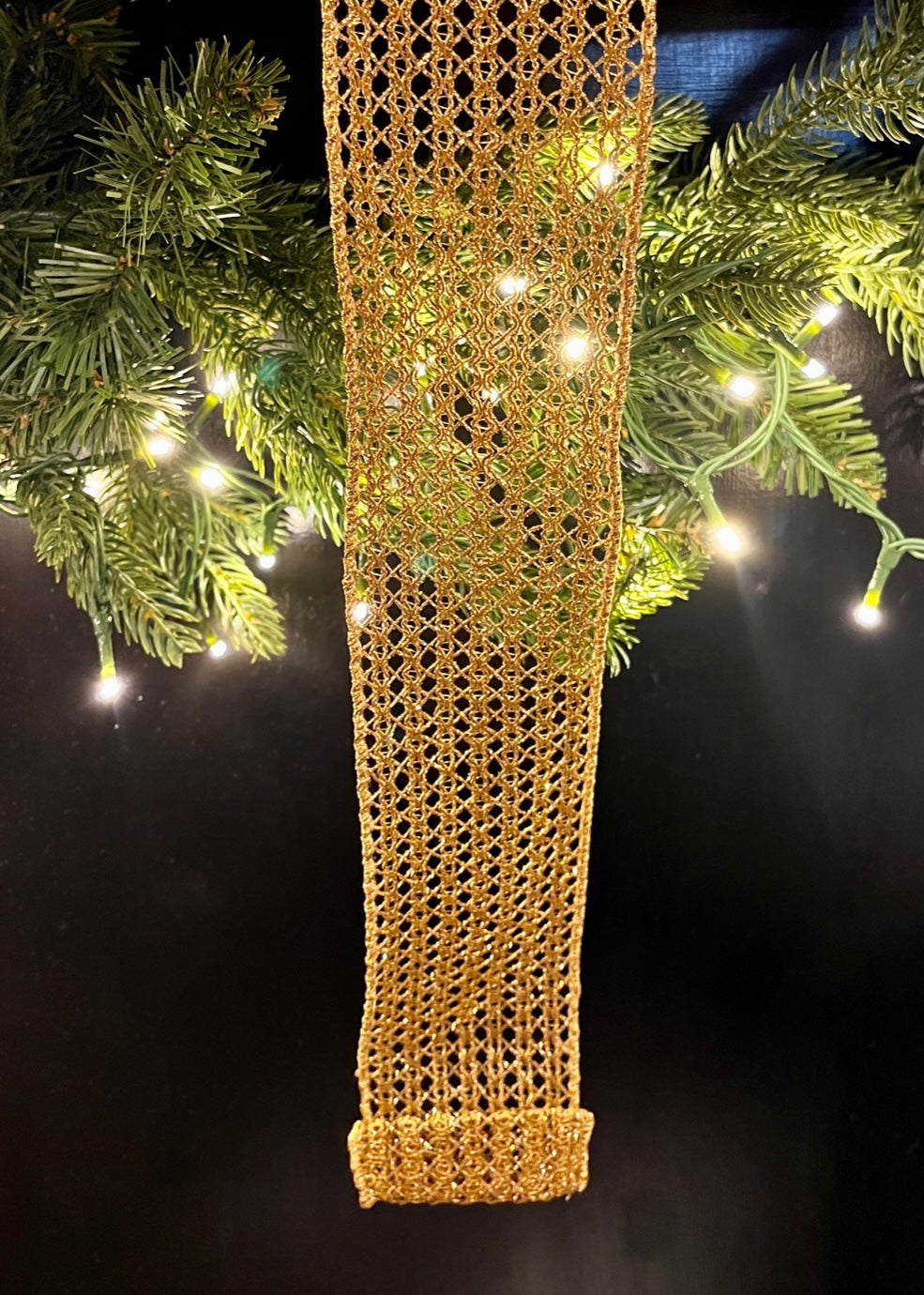 64mm Gold Crochet Ribbon SOM442