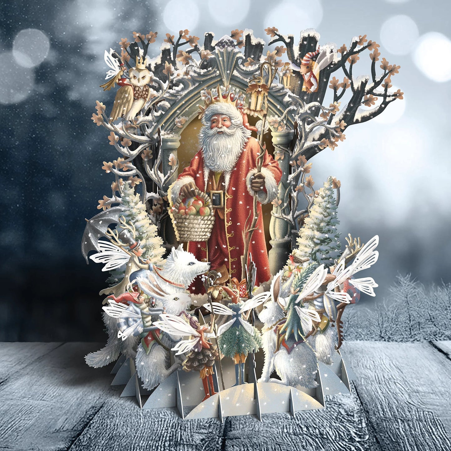 3D CHRISTMAS CARDS - CAROL SINGERS