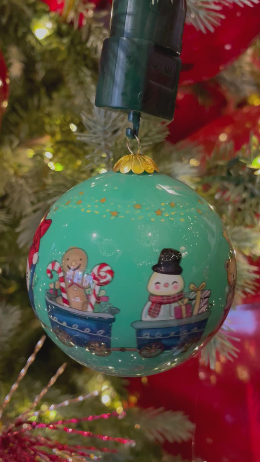 MAKING SPIRITS BRIGHT 2026 - SANTA TRAIN ALL ABOARD ORNAMENT