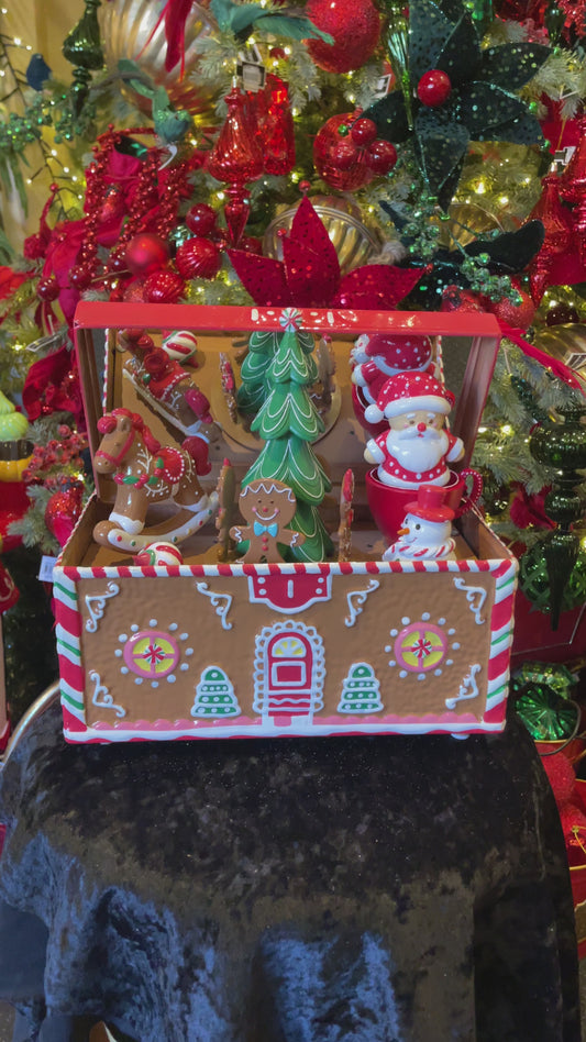 Gingerbread Moving & Musical Treasure Box SWL468