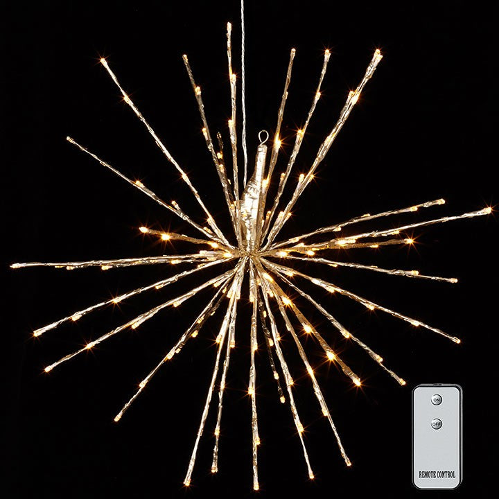 23 INCH LED LIGHTED SILVER STARBURST 3837029WH