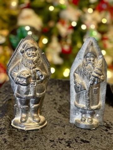 HOLIDAY SPICE - WHITE DISTRESSED SANTA CANDY MOLD