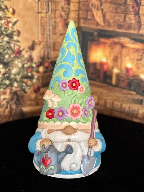 JIM SHORE HWC - LARGE GARDENING GNOME STATUE 6010291