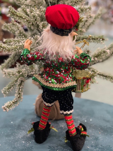 MARK ROBERTS NORTH POLE MEDIUM ELF 16IN JOYMAKER GIRL 51-23794